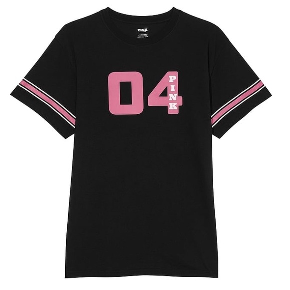 🔥VS Pink NEW RELEASE short sleeve campus tee sz XXL NWT - Picture 3 of 4